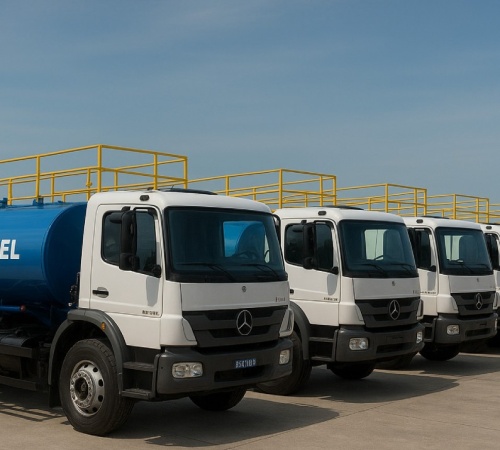 FROTA MODERNA E EQUIPADA